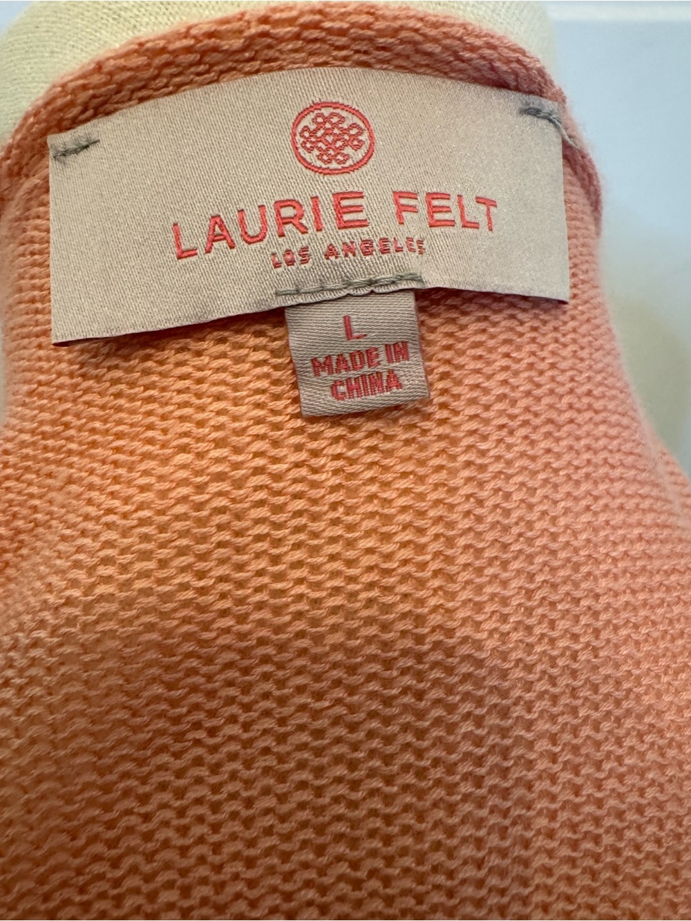 Laurie Felt Linen Blend Summer Sweater Embroidered Hello Sunshine Cruise Vacay L - Picture 2 of 5